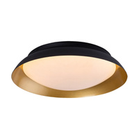 Plafon LED Lampa Sufitowa Oprawa Ścienna Natynkowa 24W 3000K Czarny Nowoczesny Hafsa Rabalux