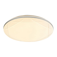 Plafon LED Lampa Sufitowa Oprawa Ścienna Natynkowa 24W 4000K Srebrny Nowoczesny Oswald2 Rabalux
