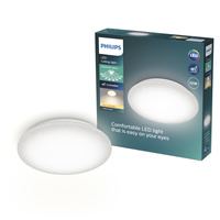 Lampa Sufitowa Plafon LED 10W 1000lm 2700K Ciepła Efekt Gwiazd Moire CL200 Philips