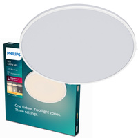 Lampa Sufitowa Plafon LED 36W 3600lm 2700K SceneSwitch Biała Ozziet Philips