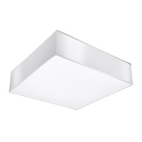 Lampa Sufitowa Oprawa Natynkowa 4x E27 Plafon Kwadratowa Biała Minimalistyczna Horus Sollux