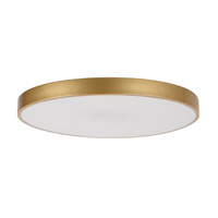 Plafon LED Lampa Sufitowa Oprawa Ścienna Natynkowa 60W CCT Ściemnialna Timer Pilot Złoty Nowoczesny Tesia Rabalux