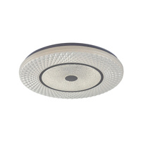 Plafon LED Lampa Sufitowa Oprawa Ścienna Natynkowa 72W CCT Ściemnialna Pilot Chrom Nowoczesny Tornado Rabalux