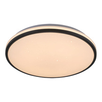 Plafon LED Lampa Sufitowa Oprawa Ścienna Natynkowa Łazienkowa 18W 1170lm 3000K Czarny IP44 Nowoczesny Slava 3054 Rabalux