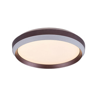 Plafon LED Lampa Sufitowa Oprawa Ścienna Natynkowa 24W 1100lm 3000K Brązowy Nowoczesny Fontana Rabalux