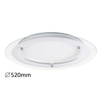Plafon LED Lampa Sufitowa Oprawa Ścienna Natynkowa 22W 2200lm 4000K Biały Nowoczesny Lorna 3488 Rabalux