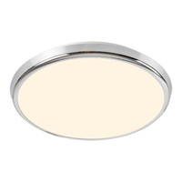 Plafon LED Lampa Sufitowa Oprawa Ścienna Natynkowa 18W 1600lm 3000-6500K CCT RGB Chrom IP44 Nowoczesny Balthasar Rabalux