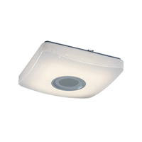 Plafon LED Lampa Sufitowa Oprawa Ścienna Natynkowa 18W 1350lm 3000-6000K CCT RGB Ściemnialna Timer Pilot Biały Nowoczesny Murry Rabalux