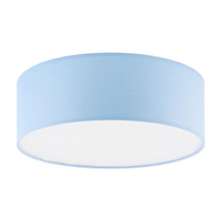 Lampa Sufitowa Plafon Oprawa RONDO KIDS BLUE Okrągła Biało-Niebieska 38cm 15W 4xE27 3229 TK Lighting