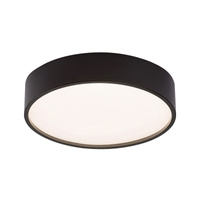 Plafon LED Lampa Sufitowa Oprawa Ścienna Natynkowa 19W z Czujnikiem Ruchu i Zmierzchu Czarny Nowoczesny Larcia Rabalux