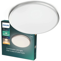 Lampa Sufitowa Plafon LED 17W 1700lm 2700K Szara Twirly Philips
