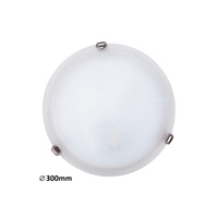 Plafon LED Lampa Sufitowa Oprawa Ścienna Natynkowa E27 Biały Klasyczny Alabastro Rabalux