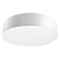 Lampa Sufitowa Oprawa Natynkowa 4x E27 Plafon Okrągła Biała Minimalistyczna Arena Sollux
