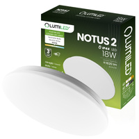 Plafon LED Lampa Sufitowa Natynkowa 18W NOTUS 2 Okrągły IP44 33 cm LUMILED