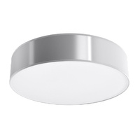 Lampa Sufitowa Oprawa Natynkowa 4x E27 Plafon Okrągła Szara Minimalistyczna Arena Sollux