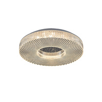 Plafon LED Lampa Sufitowa Oprawa Ścienna Natynkowa 36W 2340lm 3000-6000K CCT Ściemnialna Pilot Timer Chrom Nowoczesny Ziva Rabalux