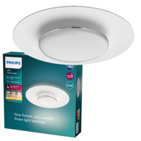 Lampa Sufitowa Plafon LED 40W 4200lm 2700K Biała Garnet Philips