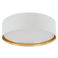 Lampa Sufitowa Plafon Oprawa BILBAO WHITE/GOLD Okrągła Biało-Złota 60cm 15W 4xE27 3433 TK Lighting