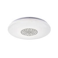Plafon LED Lampa Sufitowa Oprawa Ścienna Inteligentna 24W 2000lm 3000-6500K CCT RGB Timer Chrom Nowoczesny Ophelia Rabalux