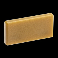 Zaślepka do profilu natynkowego MINI nawierzchniowego nakładanego ZŁOTA PEŁNA tworzywo sztuczne