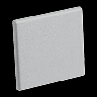 Zaślepka do profilu meblowego KM48 pełna szara tworzywo sztuczne