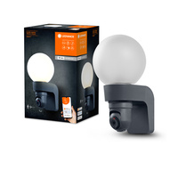 Lampa Ogrodowa Kinkiet Elewacyjny E27 IP44 SMART+ WiFi z Kamerą i Czujnikami Camera Globe LEDVANCE