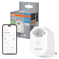 Inteligentna Wtyczka Gniazdko 2300W z Wyłącznikiem On/Off Biały Osram SMART+ WiFi Matter