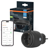 Inteligentna Wtyczka Gniazdko Zewnętrzne z Osłoną z Wyłącznikiem On/Off Osram SMART+ WiFi Matter