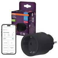 Inteligentna Wtyczka Gniazdko z Wyłącznikiem On/Off Czarny Osram SMART+ WiFi ZigBee