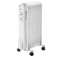 Grzejnik Olejowy 2000W Regulowany Termostat Biały Sanico Goldlux