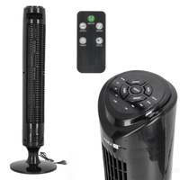 Wentylator Kolumnowy Tuba Cyrkulator Powietrza Wiatrak Stojący Czarny 45W Lisse 2 Windstar Kobi