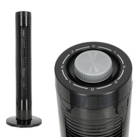 Wentylator Kolumnowy Tuba Cyrkulator Powietrza Wiatrak Stojący Czarny 45W Venlo 2 Windstar Kobi