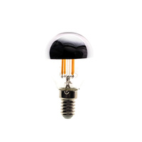 Żarówka LED E14 4W G45 TOP Srebrna Ciepła 2700K Filament Srebrna Milagro