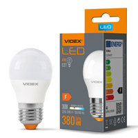 Żarówka LED E27 G45 Kulka 4W = 33W 380lm 3000K Ciepła 240° Videx