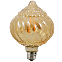Żarówka LED E27 BC125 450lm 4W 2700K Ciepła 320° Filament GOLDLUX (Polux) Vintage Amber Dekoracyjna