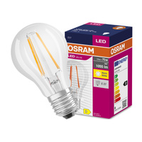 Żarówka LED E27 A60 8W = 75W 1055lm 2700K Ciepła 300° Filament OSRAM