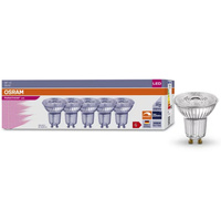 5PAK Żarówka LED GU10 3,4W = 35W 230lm 3000K Ciepła 36° CRI97 ŚCIEMNIALNA OSRAM Parathom