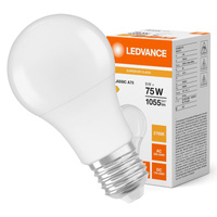 Żarówka LED A60 E27 9W = 75W 1055lm 2700K Ciepła Biała LEDVANCE
