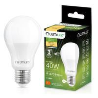Żarówka LED E27 A60 5W = 40W 470lm 3000K Ciepła 260° LUMILED
