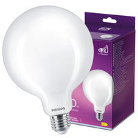 Żarówka LED E27 Kula G120 13W = 120W 2000lm 4000K Neutralna FILAMENT LED Classic Philips
