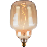 Żarówka Dekoracyjna LED E27 FILAMENT S180 4W 260lm 1800K Ciepła 320° DecoVintage Amber GOLDLUX (Polux)