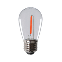 Żarówka LED ST45 E27 0.9W 20lm Czerwona Filament do Girlandy KANLUX