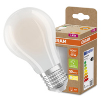 Żarówka LED A60 E27 3.8W = 60W 806lm 3000K Ciepła 320° Filament CLASSIC ENERGY EFFICIENCY Osram