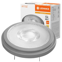 Żarówka LED G53 Reflektor AR111 11.7W = 75W 800lm 3000K Ciepła 40° CRI97 12V Ściemnialna Ledvance