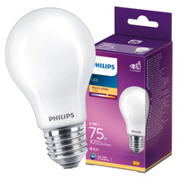 Żarówka LED E27 A60 8.5W = 75W 1055lm 2700K Ciepła FILAMENT LED Classic Philips