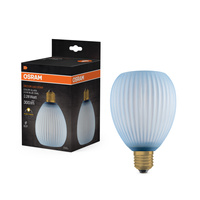 Żarówka LED E27 Owalna 3.5W 300lm 2700K Ciepła Dekoracyjna Niebieska Osram