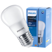 Żarówka LED E27 5W = 40W 470lm 2700K Ciepła KULKA PHILIPS