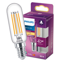 Żarówka LED E14 T25 4,5W = 40W 470lm 2700K Ciepła Filament PHILIPS