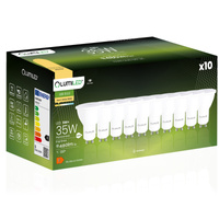 10x Żarówka LED GU10 Reflektor PAR16 5W = 35W 480lm 3000K Ciepła 120° LUMILED