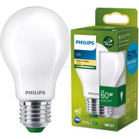 Żarówka LED E27 A60 210lm/W 4W = 60W 840lm 2700K Ciepła Filament Mleczna PHILIPS Ultra Efficient